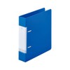 Lihit Lab G2232-8 D-Shaped Ring File, A5, 2 Holes, Blue