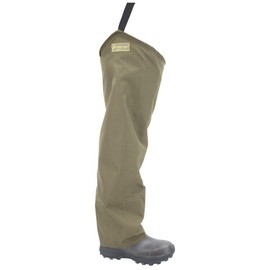 FROGG TOGGS mens Brush Hogg Heavy-Duty Nylon Bootfoot Hip Wader, Cleated Outsole, Brown , 8