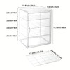 Pastry Display Case，4-Tier Adjustable Clear Bread Storage with Magnetic Door，Bread