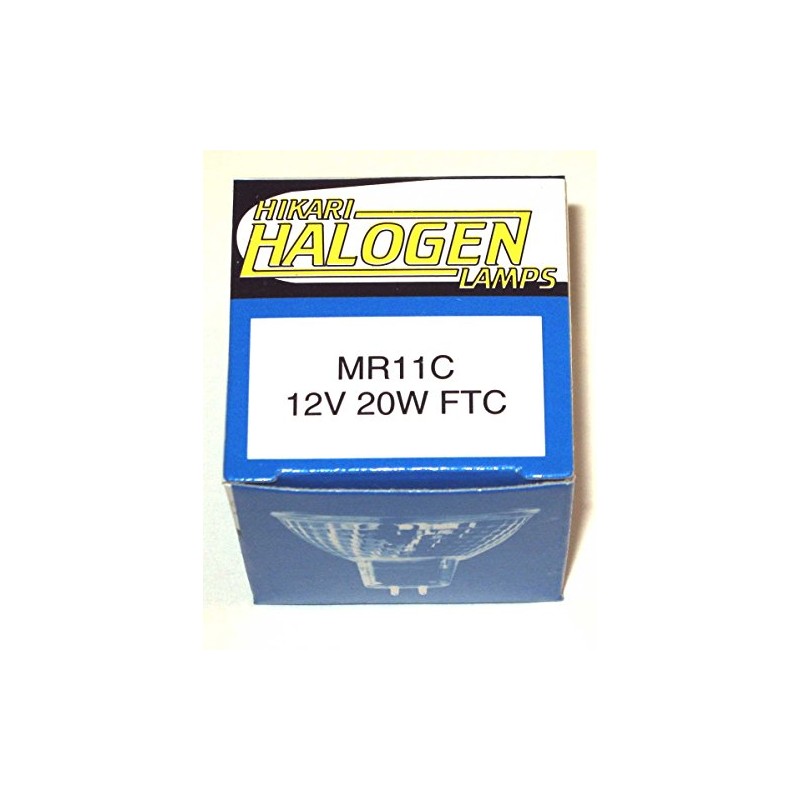 Hikari MR8051PC MR11 FTC 20W Halogen 12V Flood Bi-Pin Q20MR11