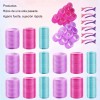 Zenithventures 31pzs Hair Rulo Tubos Plástica Para Cabello Autoadheribles