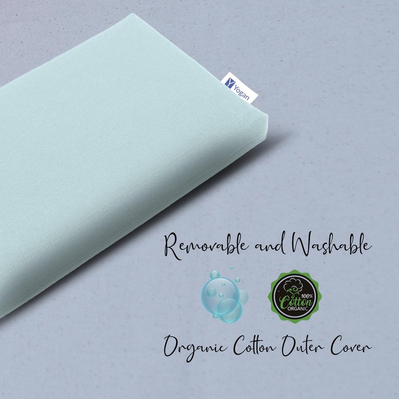 YOGAN Head Cushion/Headpad (1") for Yoga/Pilates | Organic Cotton Outer