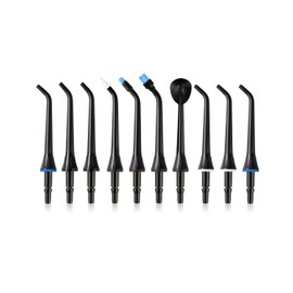MySmile 10 Pcs Replacement Jet Tips Water Dental Flosser, Oral Irrigator Nozzle Set & Storage Case, Compatible MySmile Cordless Select LP211 and LP221