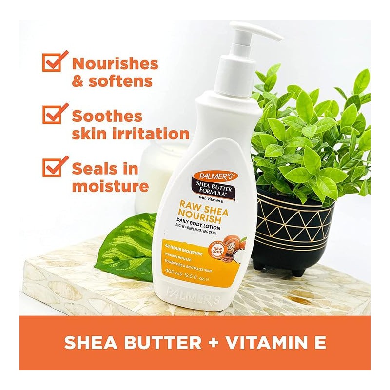 Palmer's Shea Butter Formula Raw Shea Nourish Daily Body Lotion,