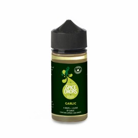 Spice Drops Garlic Extract – Natural Flavour for Easily Adding Garlic to Dishes and Recipes (100ml Bottle)