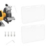 SCOTTCHEN Tempered Glass Bench Grinder Replacement Eye Shield, 4”x 6”,Bench