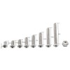 Tornillos de cabeza hexagonal de acero inoxidable M2.5 A2 300