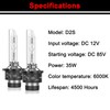 FAXCARS D4S HID Headlight Bulbs, 6000K Xenon White 150% Brighter,