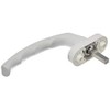 Hoppe 3737041, white window handle LIÈGE-concealed screwed, 7 x 32
