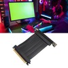 PCIE 4.0 X16 Extender 90 Degree 26GB/s 3.9in Long Gold