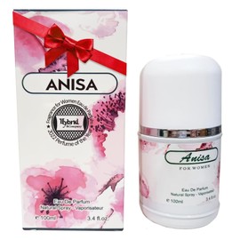 Hybrid & Company Anisa Fragrance for Women Eau De Parfum Natural Spray Fresh Floral Scent, 3.4 Fl Oz
