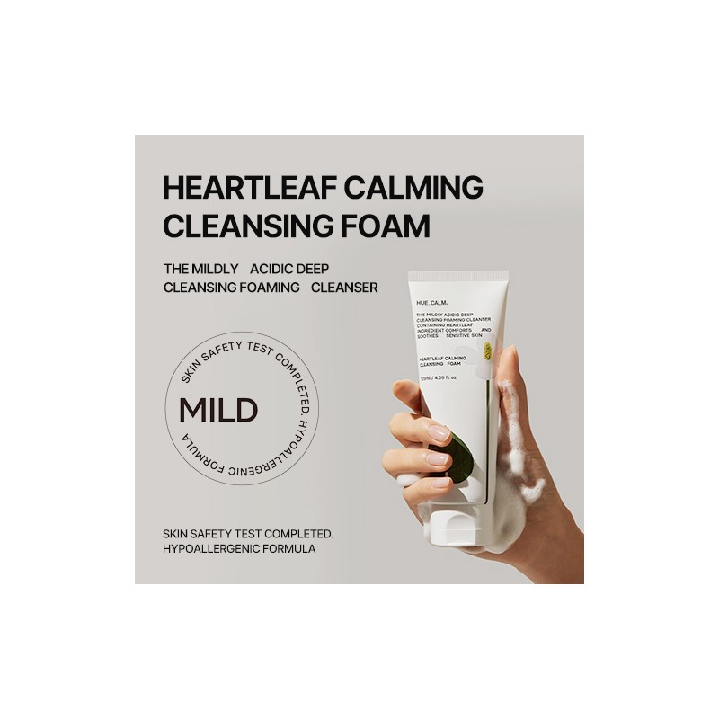HUECALM [HUECALM]Heartleaf Calming Cleansing Foam 120ml