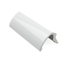 FELGNER Balcony Door Handle 0047 Door Handle for Balcony and Patio Outdoor Mounting Pull Handle Balcony Handle for Pulling Weatherproof Screws - F9016 Traffic White Coated