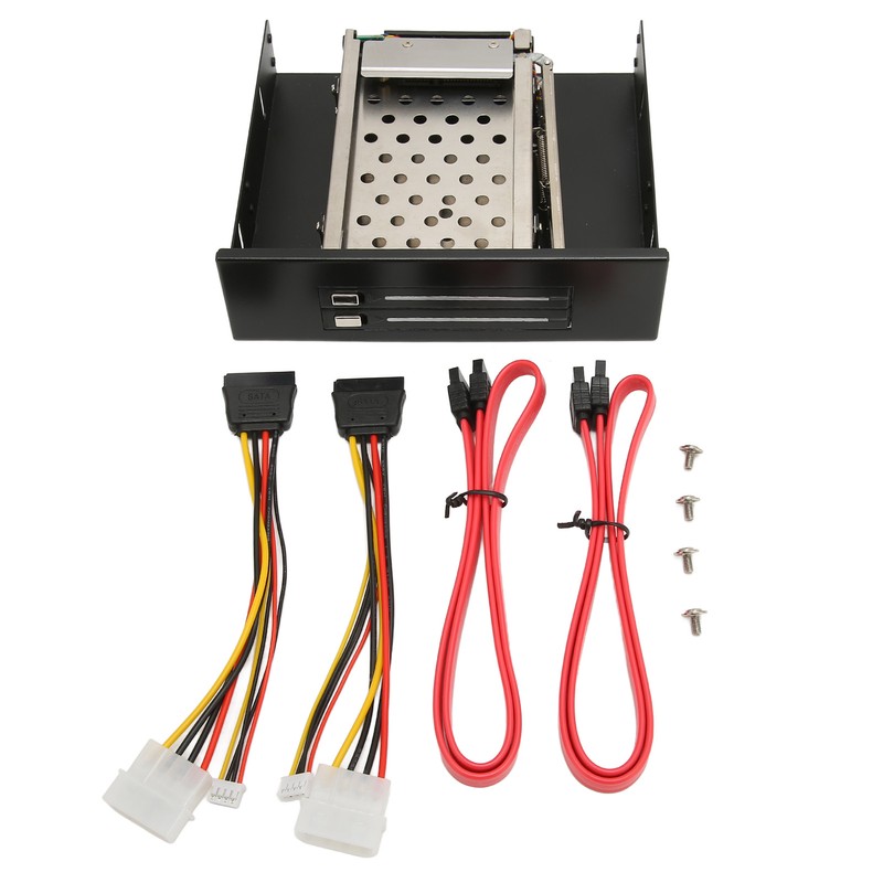 2.5in Internal HDD Enclosure Dual Bay SATA II Interface 7mm