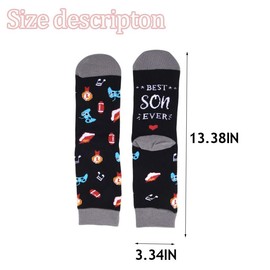 Birthday Gifts for Son from Mother Father Stepson Christmas Holiday Presents for Son-in-law Socks Present for Men Boys