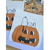 peanuts 2 Individual Paper Decoupage Beverage Size Napkins Fall Pumpkin