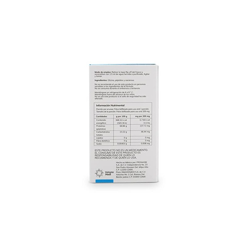 suplemento alimenticio de administracin sublingual, 1 unidad de 1.5 ml,