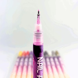 Nail Art Paint Pens Set 0.5mm (12 pcs)