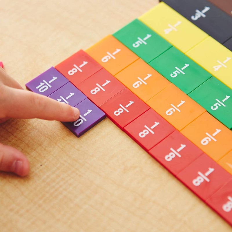 EAI Education Fraction Tiles with Tray: Set of 51