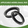 4 PCS Hub Centric Rings, 2.87" OD 2.36" ID Plastic