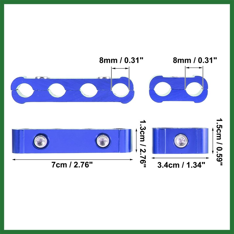 Motoforti 2 Set 8mm Car Engine Spark Plug Wire Separator