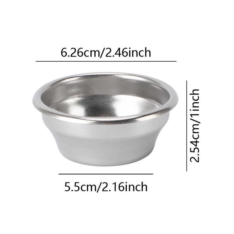 3pcs 54mm Coffee Filter Basket Stainless Steel Portafilter Basket Cup