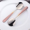 7-Inch Soup Spoons, Baikai 18/10 Stainless Steel Finished Bouillon Spoon,