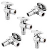 5-PCs HeSun Expansion Pex Angle Stop Valve, 1/2" Pex-a x