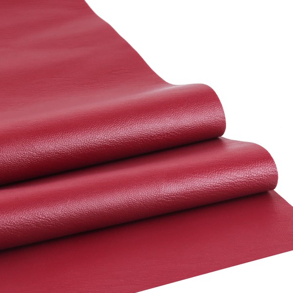 Faux Leather Sheet Fine Texture Surface One Yard Leather Fabric