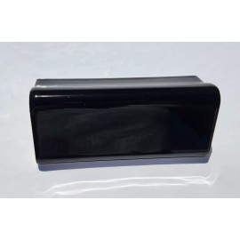 American Olean Glossy Black V Cap Ceramic Tile Countertop