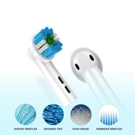 Toothbrush Heads for Oral B Braun Replacement Heads, Professional Electric Toothbrush Heads, Precision Clean Brush Heads Refill Compatible with Oral-B 8000/Pro 9600/1000/ 3000/5000/7000 (EB18XA)