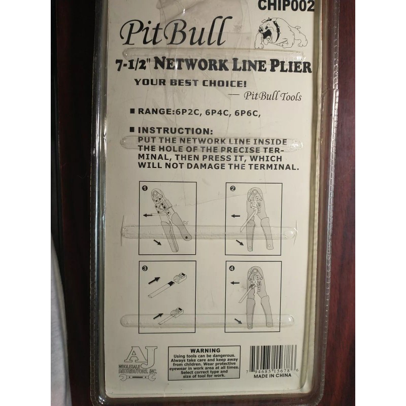 Pitt Bull New ~ PITT BULL ~ 7-1/2" Network Line