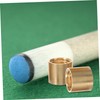 SUPVOX Billiards Replacement Ferrules 10pcs Brass Stick Tube Ferrule Pool