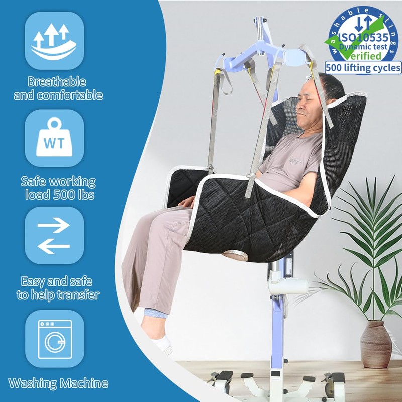 Easy Fit Full Body Lift Sling,Patient Lift Sling for Transfer,Lift