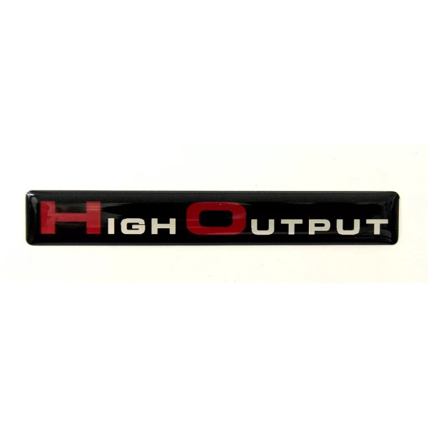 N/A High Output HO EMBLEM BLACK (B) SATIN