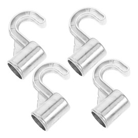 Ciieeo Alloy Closet Rod Brackets No Drilling Rod Holders Strong Load-Bearing Clothes Organizer Hooks