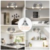 DLLT Modern Ceiling Spot Lights Fixtures 4-Light Round Flush Mount