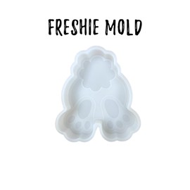 Bunny Tail Butt Easter Car Freshie Silicone Mold 4 x 3.5 x 0.8” inches Easter Bunny Cotton Tail for Scented Aroma Beads Oven Safe Bake up to 450 F Candy, Resin, Bundle Freshie Supplies