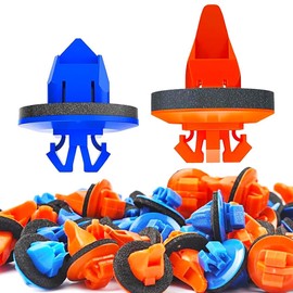 Cotonlake 100PCS Fender Flare Clips Molding Retainer Clips Body Clips for Toyota 4Runner,Highlander,RAV4,Tacoma,FJ Cruiser- Push Door Trim Fastener,OEM:75495-35010 75397-35010