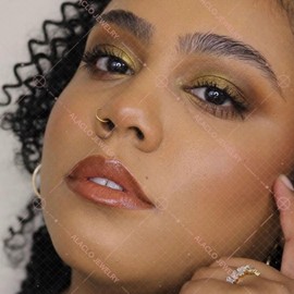 ALACLO - Anillos para septo de oro de 14 quilates para mujeres y hombres, anillos de nariz de segmento de 16G, aro de cartílago de oro de 6 mm/8 mm/10 mm para hélice, Rook, Daith, Tragus,