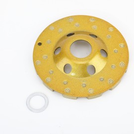 JOVANT Diamond Concrete Grinding Wheel, 4" Grinding Wheel for Polishing and Cleaning Stone Concrete Surface/Cement/Marble/Rock/Granite, 5/8" Arbor Angle Grinder Wheels Cup