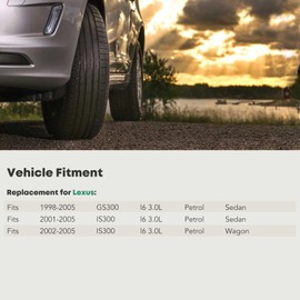 Lower Engine Oil Pan and Drain Plug Replacement for Lexus GS300 1998-2005 IS300 2001-2005 L6 3.0L