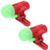 2 Sets Night Fishing Sensor Light Pole Alarm LED Signal