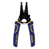 IRWIN 2078316 Vise-Grip Wire Stripping Tool/Wire Cutter, Yellow|grey|blue|black, 6-Inch