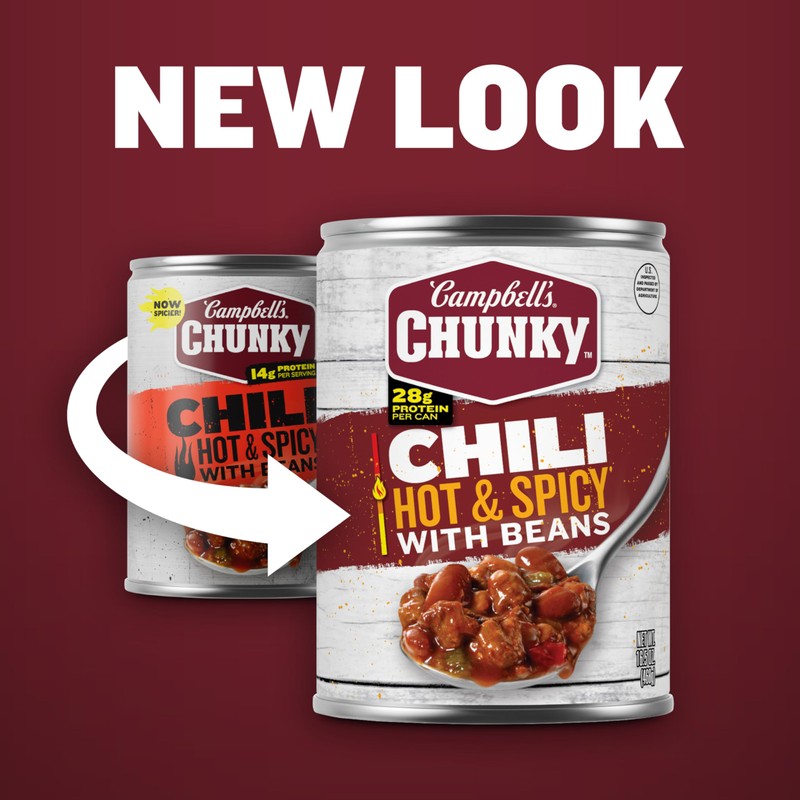 Campbell’s Chunky Hot and Spicy Chili With Beans, 16.5 oz