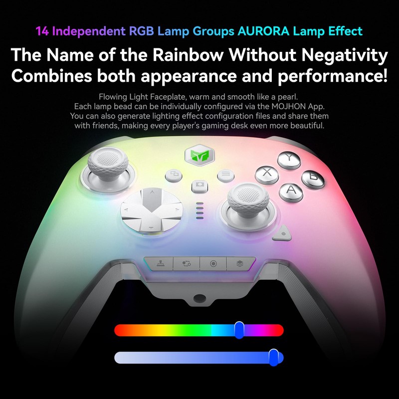 BIGBIG WON Rainbow 3 Wireless PC Gaming Controller Capacitive Joystick