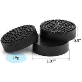Yesland 30 Pack Rubber Pot Feet - 1.8 Inch Non-Slip Solid Rubber Pots Risers Invisible Plant Risers for Patios, Decks, Gardens and Floor