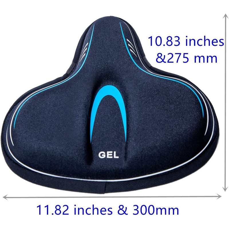 YBEKI Comfortable bicycle saddle cover is filled with gel and