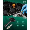 SCITOO 4 ignition coils with 4 iridium Spark Plugs for