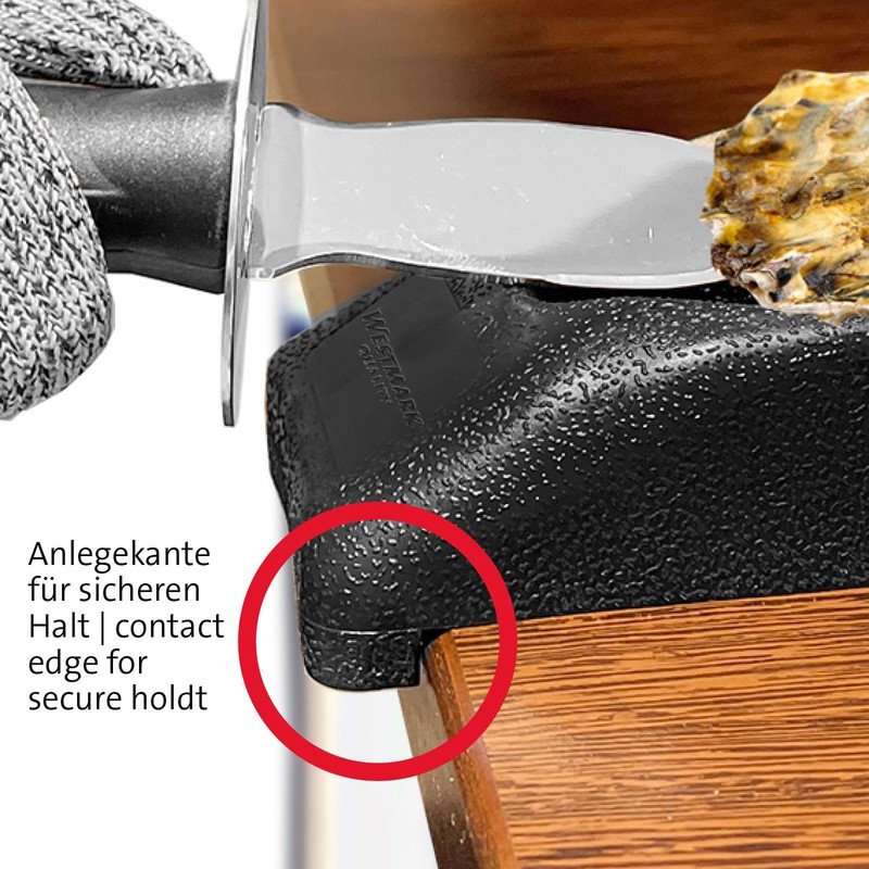 Westmark Oyster Holder with Lay Edge, Plastic, Black, 66142270